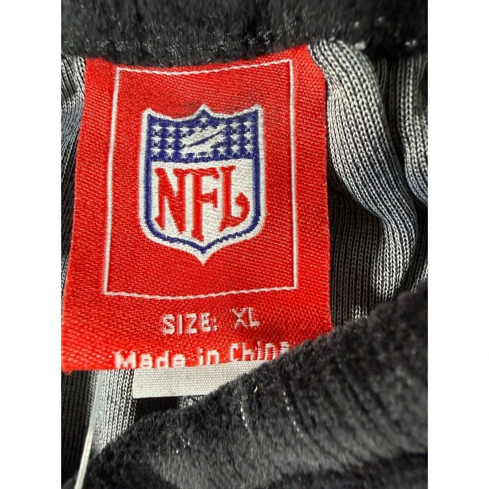 Vintage NEW Raiders Velour Sweatsuit Tracksuit Black Velvet Set Mens XL NFL